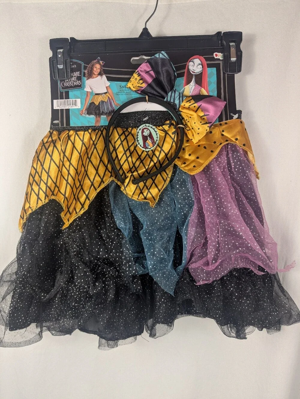 Disney Nightmare Before Christmas Sally Tutu Skirt Headband Set New